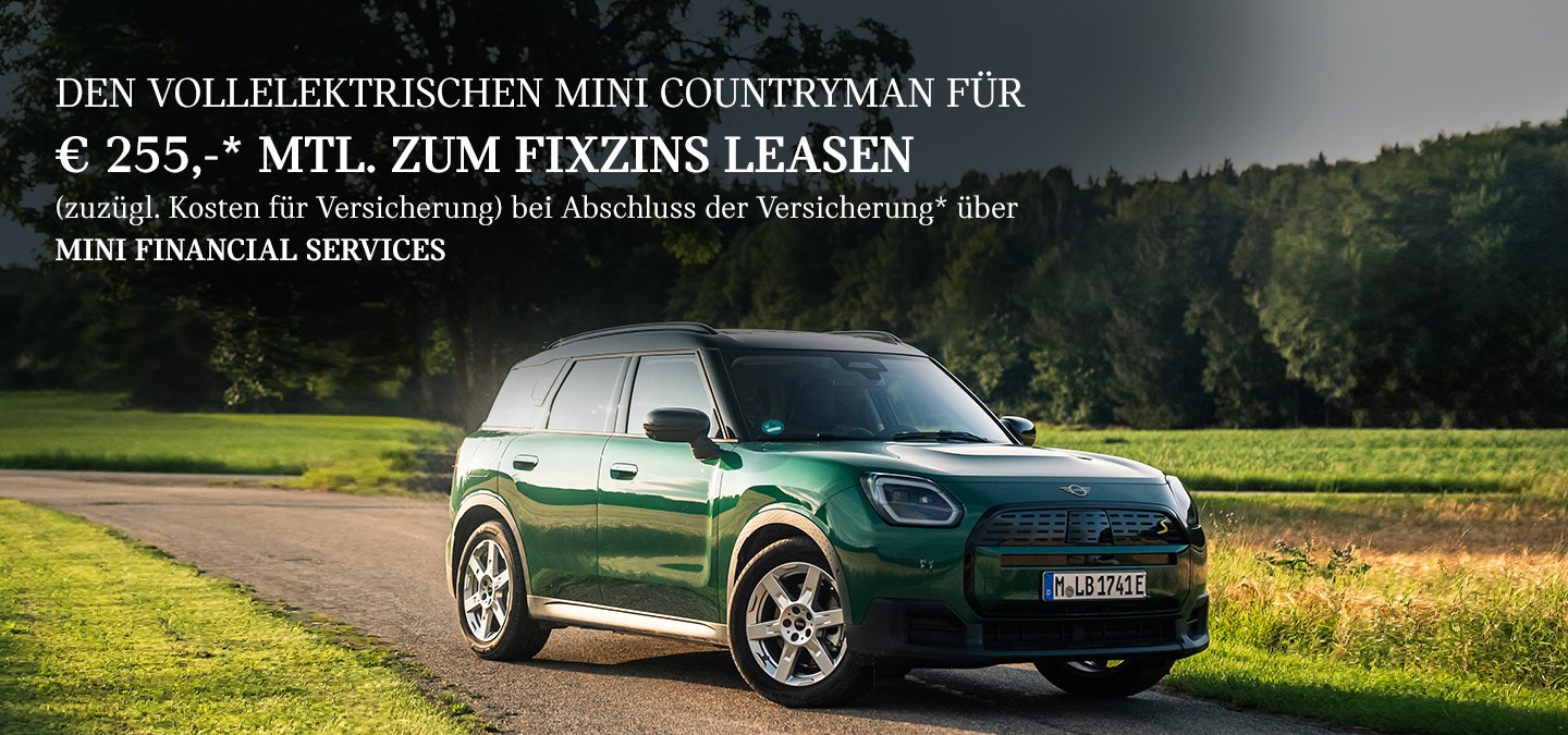 DER VOLLELEKTRISCHE MINI COUNTRYMAN E